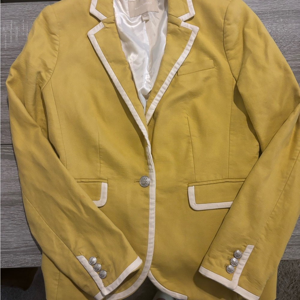 Banana Republic Mustard Blazer